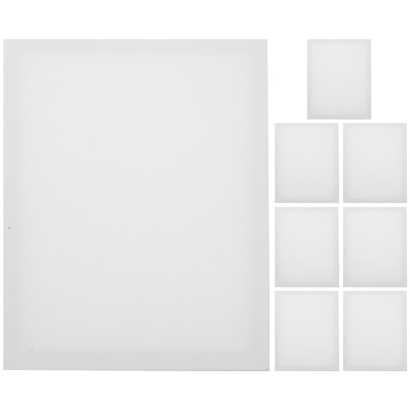 ITSELFER 8pcs Convenient Blank Oil Painting Boards DIY Painting Boards Drawing Boards for Students