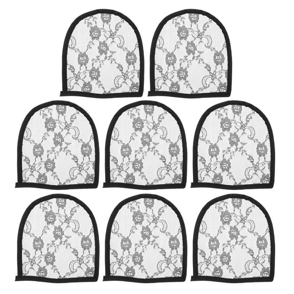 ITSELFER 8pcs Crochet Wig Net Set Wig Making Accessory Diy Hair Extension Nets Wig Nets Wig Frontal Lace Net Ventilating Lace Wig Closure Lace Wig Closure