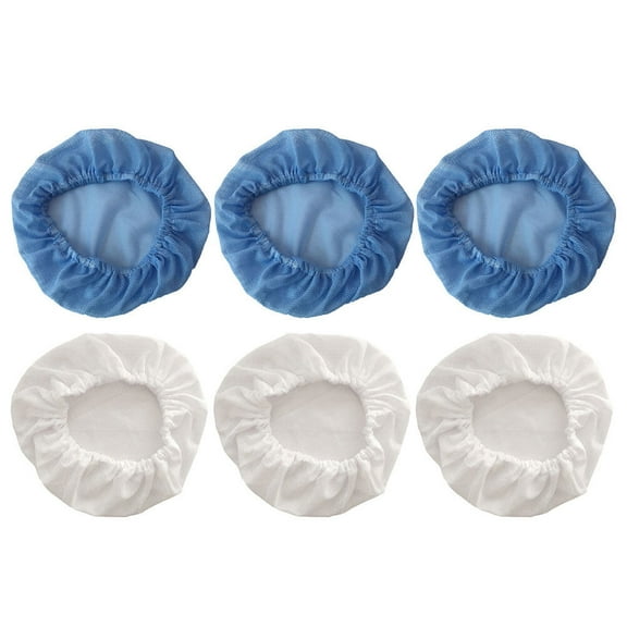 ITSELFER 8pcs Disposable Hair Net Elastic Head Cover Breathable Mesh Chef Cap Unisex Anti-Static Dustproof Hat For Kitchen Cooking Food Service Medical Labs