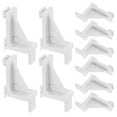 ITSELFER 8pcs Plastic Freezer Shelf Clip Refrigerator Shelf Spacer For