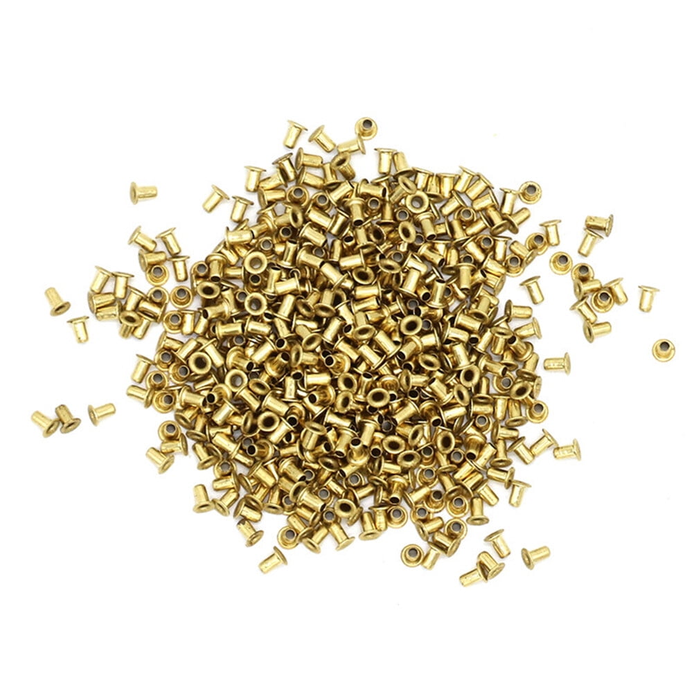 ITSELFER About 1000 Pcs Brass Bee Hive Frame End Eyelets Brass Eye