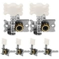 ITSELFER Acoustic Guitar Tuners Silver Pearled Tuning Keys for Ukulele