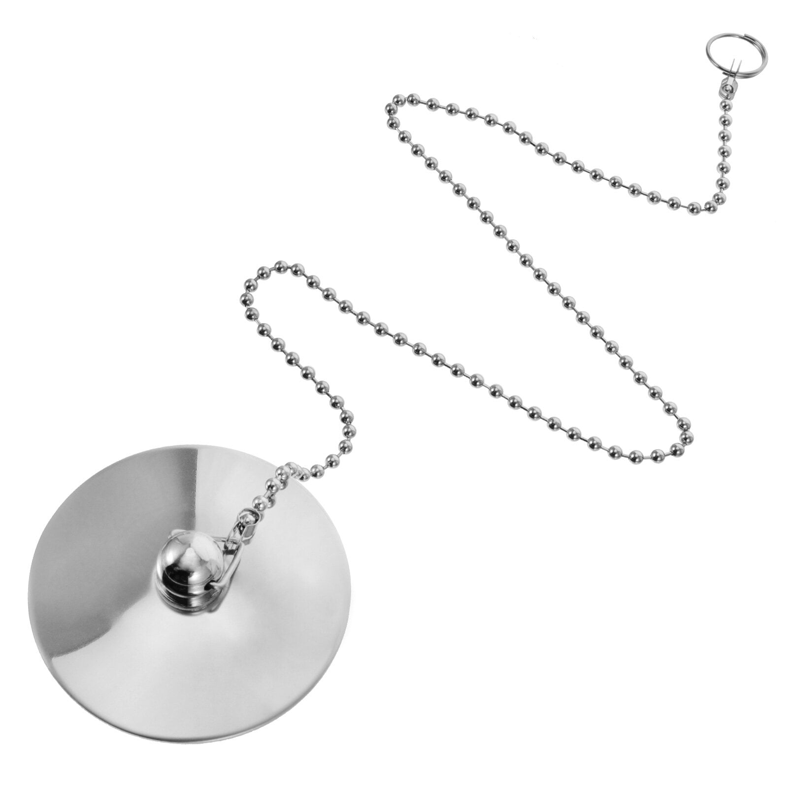 ITSELFER Bathtub Drain Plug with Chain Sink Basin Water Stopper for