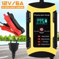 ITSELFER Car Battery Charger 12V 6A Automatic Battery Charger