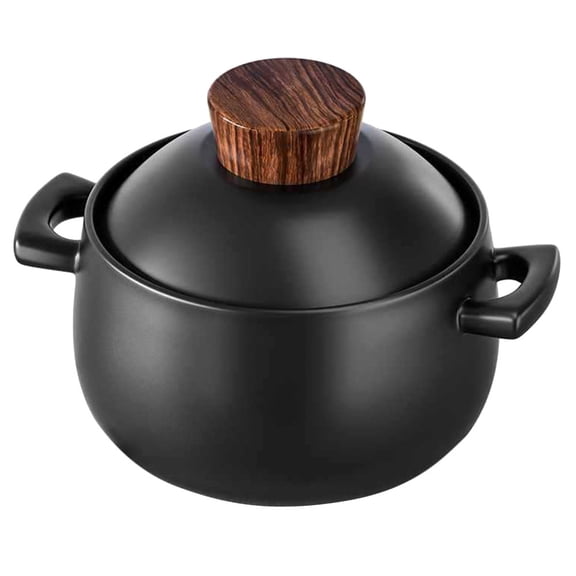 ITSELFER Casserole Soup Cooking Pot Soup Rice Ceramic Stewing Pot Bibimbap Cooking Pot with Handle