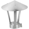 ITSELFER Chimney Cap Heavy Duty Iron Chimney Flue Cowl Pipe Rain Cover