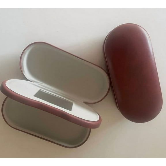 ITSELFER Dual Sided Eyeglasses Box Dual Glasses Case Glasses Storage Holder Compact Glasses Case Large Glasses Case Hardshell Eyeglass Case