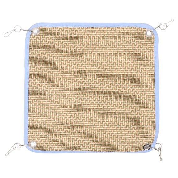 HEMOTON Hamster Chew Toy Straw 1 Set Hamster Swing Toy and Hanging Straw Hammock