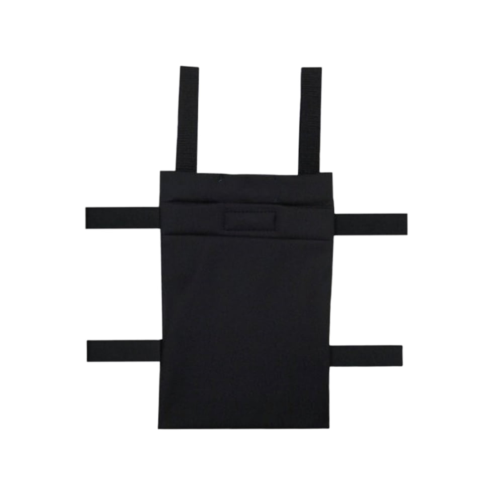 ITSELFER Handsfree Crutch Storage Box Underarm Storage Container Orthopedic Ergonomic Portable Pouch Black