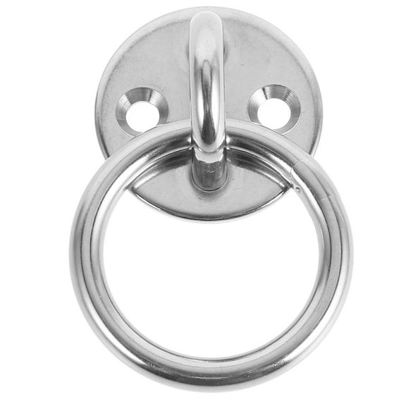 ITSELFER Heavy Duty Stainless Steel Pad Eye Plate Hook For Ceiling Mount For Marine Boat Accessories Ceiling Anchor Heavy Duty Heavy Duty Anchor Hooks