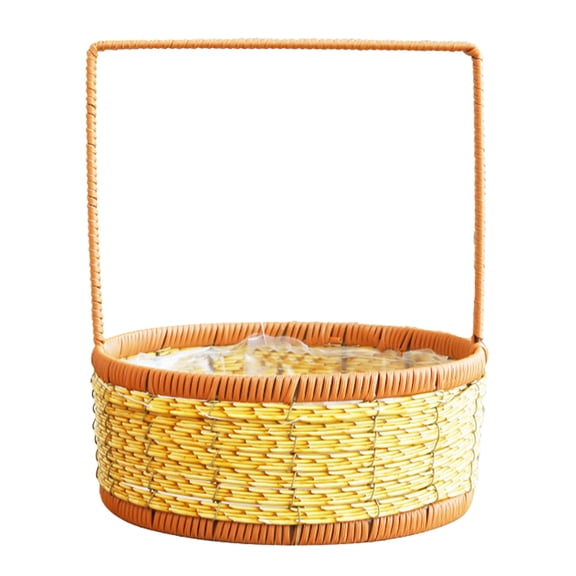 COOPHYA Simple Shape Basket Orange 1Pcs 11.8X9.8X9.8In