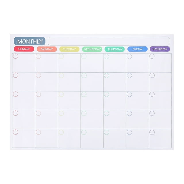 ITSELFER Dry Erase Calendar Fridge Planning White Board