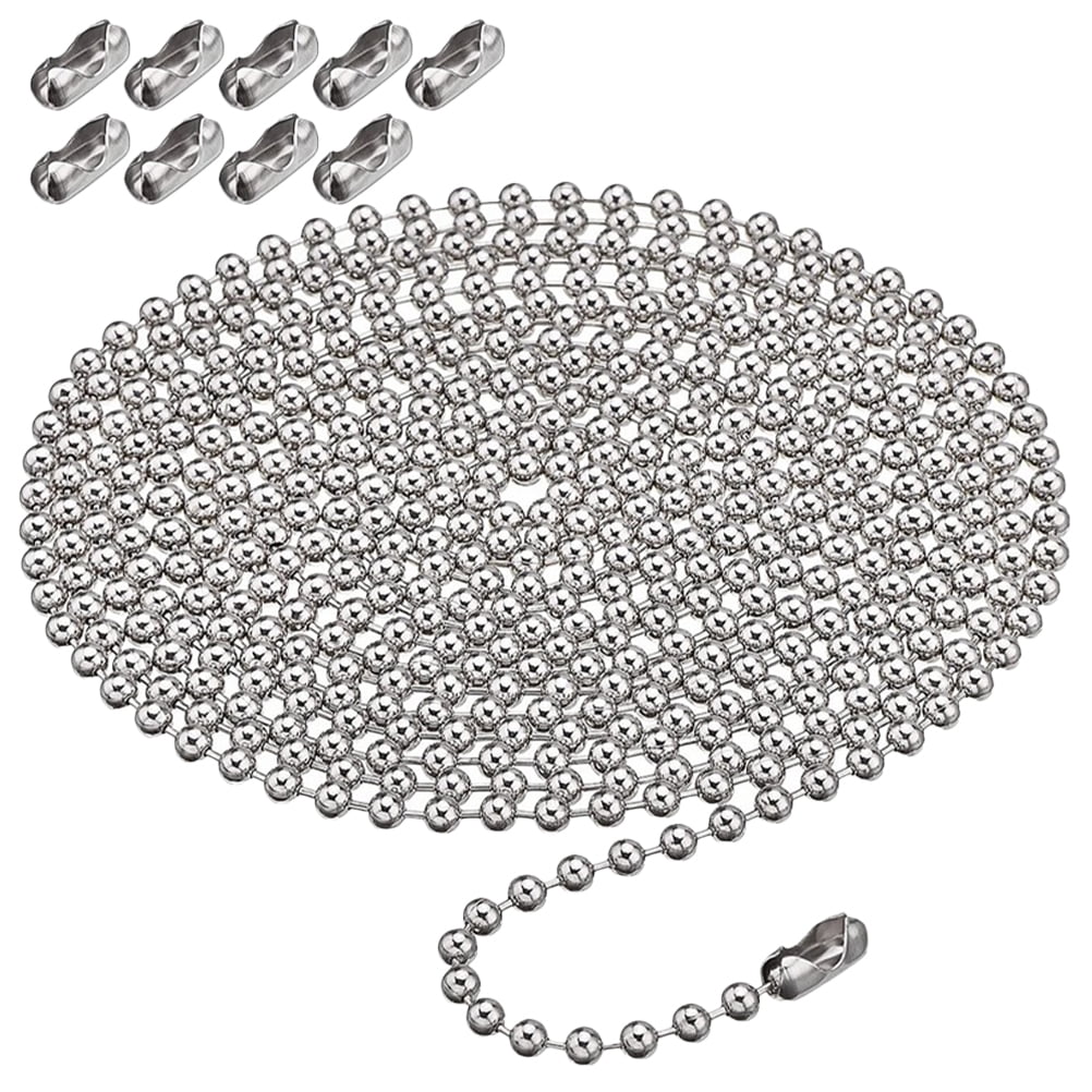 ITSELFER Metal Replacement Pull Chain Ceiling Fan Pull Chain Extension