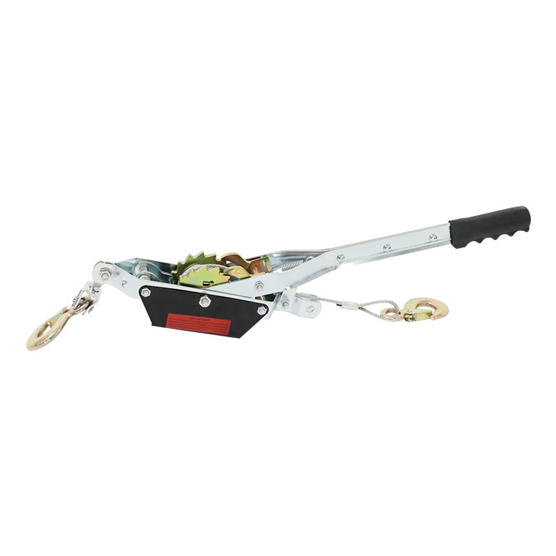 ITSELFER Metal Rope Come Along Hand Cable Puller Come Along Winch Ratchet Power Puller Heavy Duty Hand Puller Cable Winch Hand Crank
