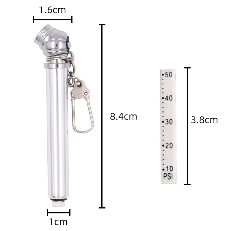 ITSELFER Metal Tire Pressure Gauge 1050psi Pencil Tire Pressure Gauge