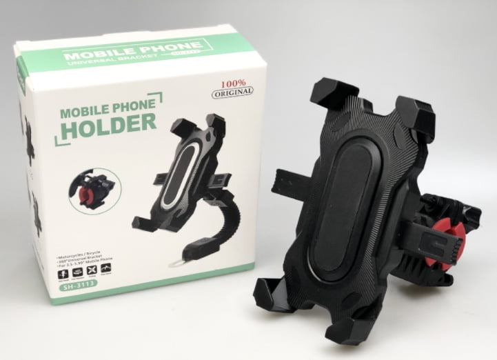 ITSELFER Motorcycle Phone Mount Cycling Phone Holder for Electric Scooter and Bike Handlebar Bike Phone Holder Motorcycle Phone Mount Motorcycle Handlebar Cell Phone Clamp