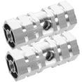 ITSELFER One Pair Aluminum Alloy Bike Cylinder Seat Axle Stunt Pegs for