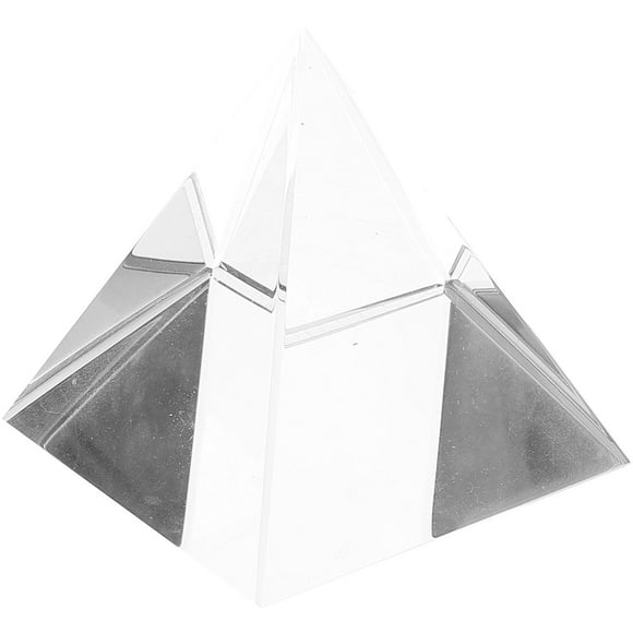 ITSELFER Optical Prism Pyramid Prism Photography Prism Optics Glass Prism Desktop Decor Sun Catcher
