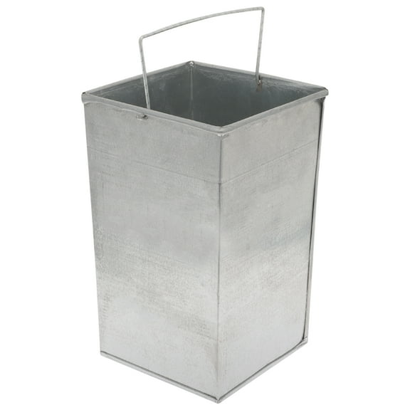 ITSELFER Outdoor Metal Trash Bin Inside Bucket Portable Bucket Multipurpose Bucket with Handle