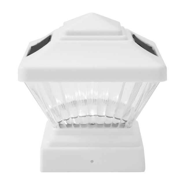 ITSELFER Outdoor Solar Fence Post Light Fence Deck LED Solar Light