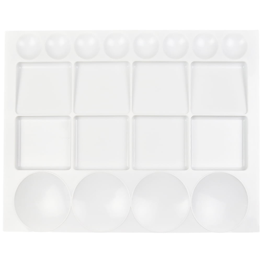 ITSELFER Plastic Paint Color Palette Painting Pallet Tray Plastic Water