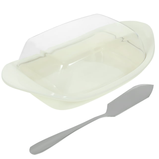 ITSELFER Refrigerator Butter Organizer Transparent Plastic Butter Dish