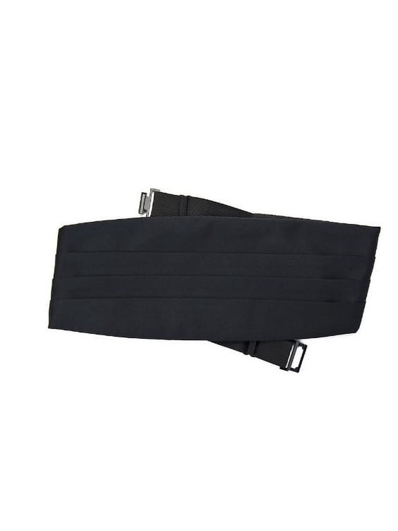 Satin Cummerbund Black Silk Cummerbund Adjustable Pretied Cummerbund For Men Weddings Tuxedos All Formal Occasions