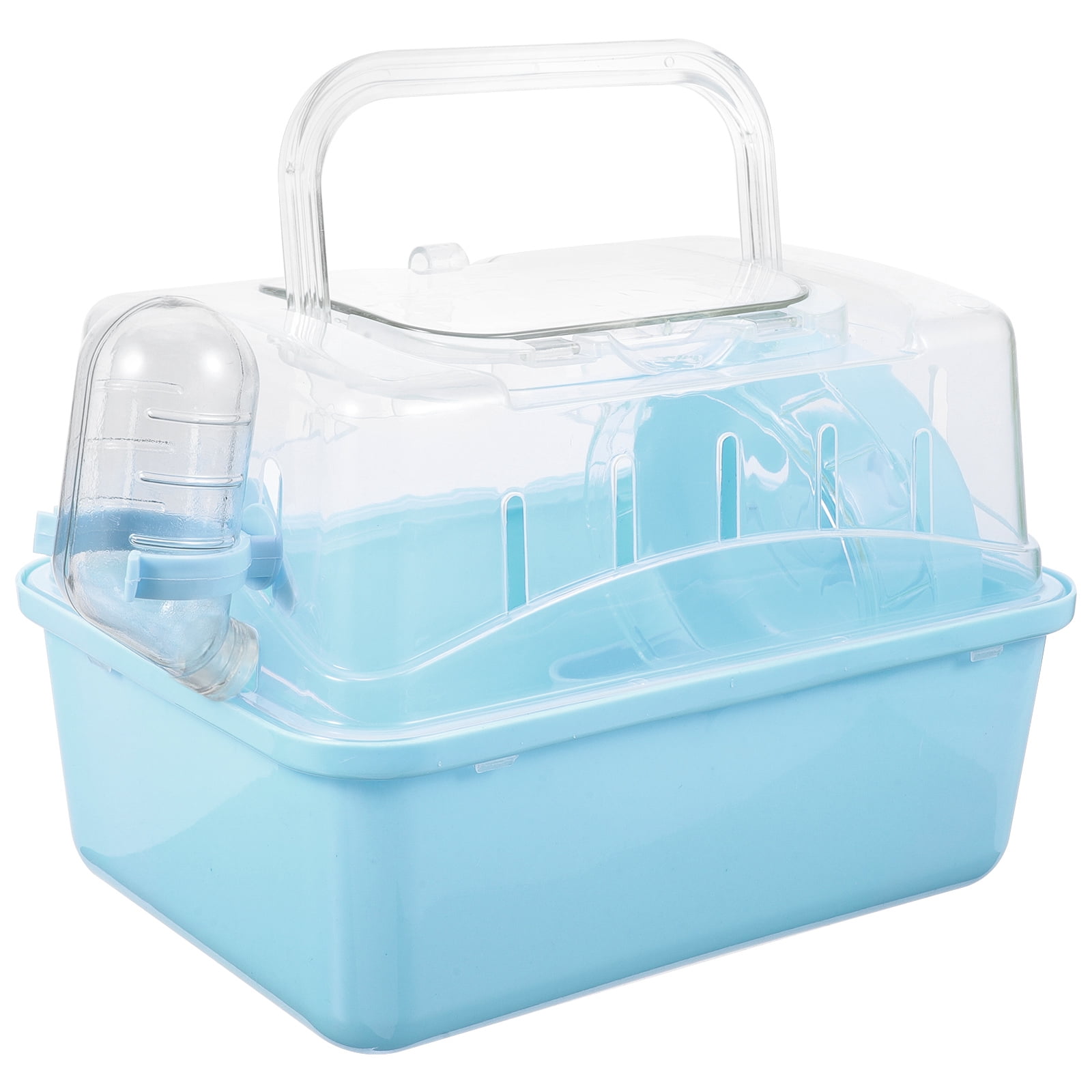 Picture of ITSELFER Small Animal Cage Plastic Cage Box Portable Hamster Cage ...