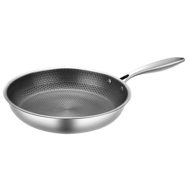 ITSELFER Stainless Steel Nonstick Frying Pan Eggs Frying Pan
