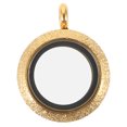 thumbnail image 2 of Empty Blank DIY Floating Memory Locket Necklace / 30mm Round Silver 2 of 9
