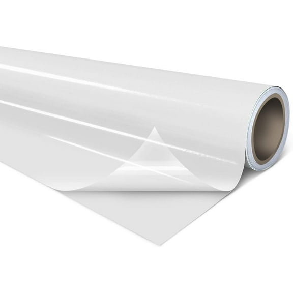 RENACLIPY Transparent Vinyl Heat Transfer Film for Professional Signage, Crafting on Shirts, Fabrics, and Records