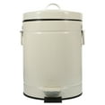 ITSELFER Trash Can Bathroom Waste Container Metal Garbage Can Trash Bin