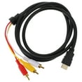 ITSELFER Video Adapter Cable Multimedia Signal Transmission Cord RCA