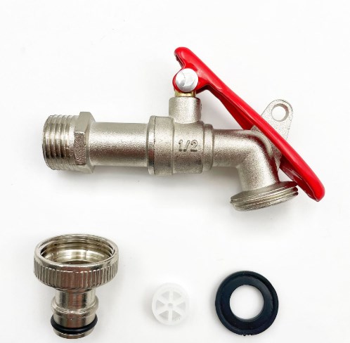 ITSELFER Washing Machine Tap Wall Mounted Water Outlet for Garden and Bathroom Wall Mounted Water Tap Outdoor Garden Faucet Tap Water Spigot