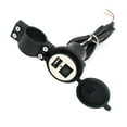 ITSELFER Waterproof 12V 1.5A Motorcycle Motorbike USB Power Supply Port