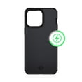 thumbnail image 1 of ITSKINS BALLISTIC-R CASE FOR IPHONE 14 PRO (6.1") - 100% RECYCLED MATERIALS - MAGSAFE COMPATIBLE - NYLON SERIES - BLACK, 1 of 11