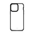 thumbnail image 1 of ITSKINS HYBRID-R CASE FOR IPHONE 14 PRO MAX (6.7") - 100% RECYCLED MATERIALS - CLEAR SERIES - PLAIN BLACK AND TRANSPARENT, 1 of 12