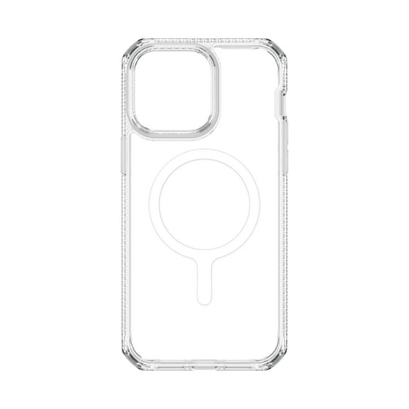ITSKINS HYBRID-R CASE FOR IPHONE 14 PRO MAX (6.7") - 100% RECYCLED MATERIALS - MAGSAFE COMPATIBLE - CLEAR SERIES - TRANSPARENT