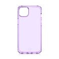 thumbnail image 1 of ITSKINS SPECTRUM-R CASE FOR IPHONE 14 PLUS (6.7") - 100% RECYCLED MATERIALS - CLEAR SERIES - LIGHT PURPLE, 1 of 12