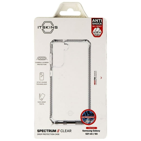 ITSKINS Spectrum Clear Durable Gel Case for Samsung Galaxy S21 (5G) - Clear