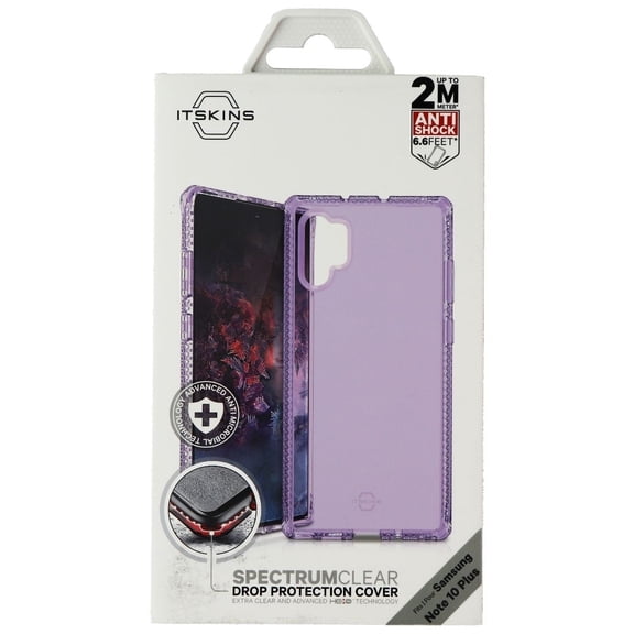 ITSKINS Spectrum Clear Series Case for Samsung Galaxy Note10 Plus - Purple