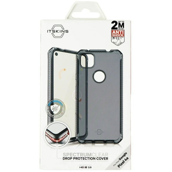 ITSKINS Spectrum Clear Series Gel Case for Google Pixel 4a - Smoke