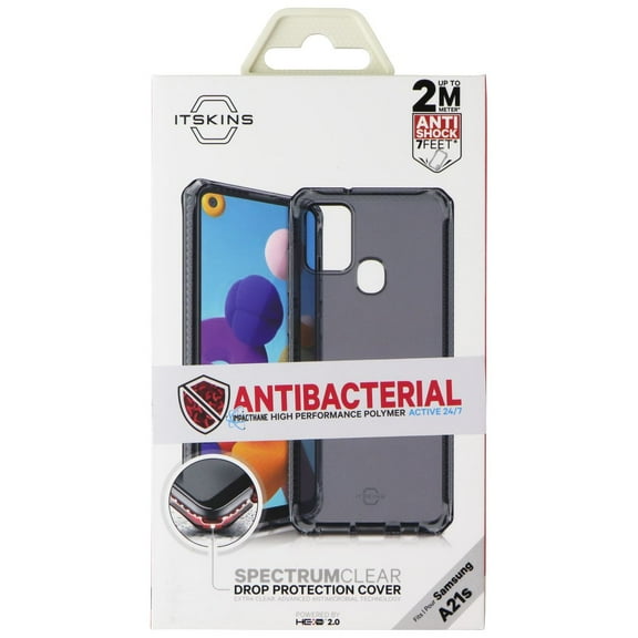 ITSKINS Spectrum Clear Series Gel Case for Samsung A21s - Smoke