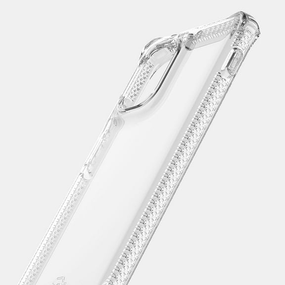 ITSKINS Spectrum R // Clear for Motorola Edge (2024) - Ultra Hybrid Case Designed, Anti-Yellowing and Protective Military Shockproof Cover, Slim Clear Phone Case - Transparent