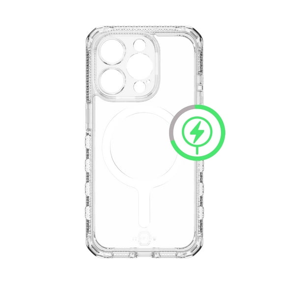 ITSKINS Supreme_R Clear MagSafe Case for Apple iPhone 15 Pro Transparent