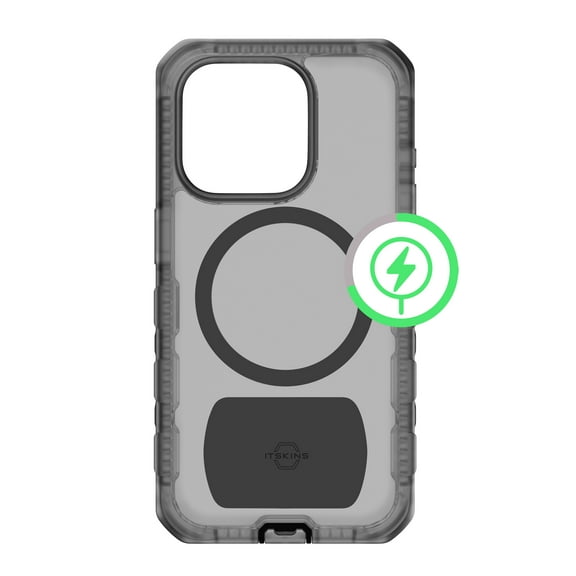 ITSKINS VAULT-R CASE FOR IPHONE 15 PRO (6.1") - 100% RECYCLED MATERIALS - MAGSAFE COMPATIBLE - FROST SERIES