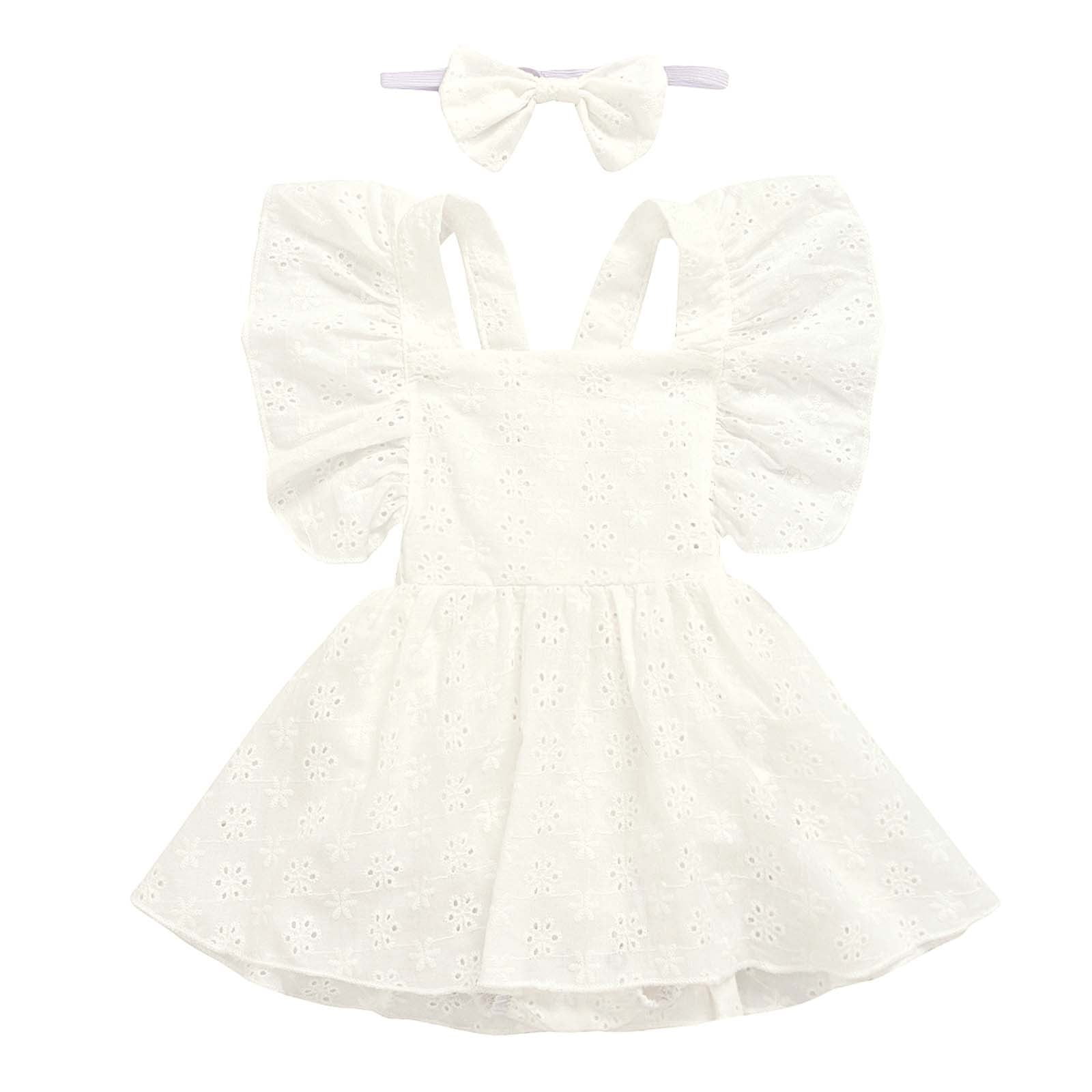 ITSUN Baby Girl Clothes Toddler Baby Girl Dresses Flower Girl Dresses