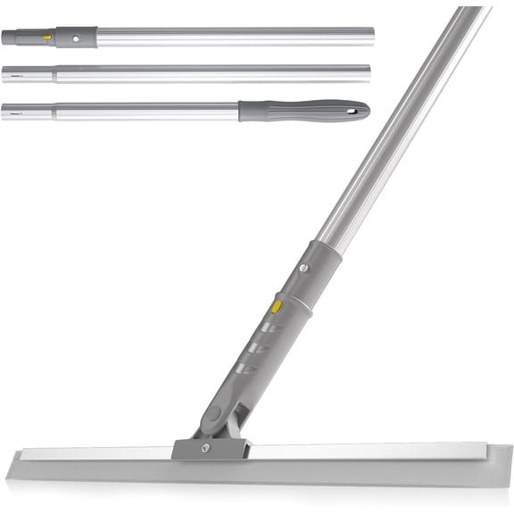 ITTAHO Floor Squeegee with 61" Long Handle, 20" Squeegee Broom for Floor, Heavy Duty Squeegee