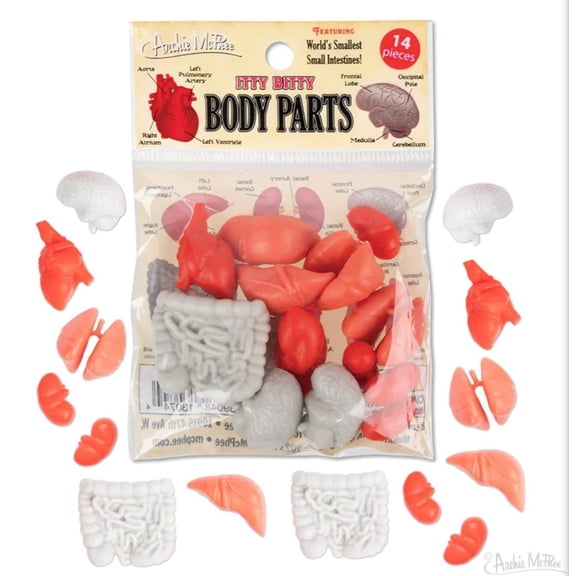 Itty Bitty Body Parts | Spooky Gift Bag of 14