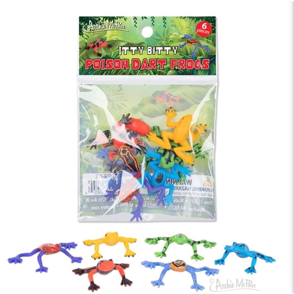 Archie McPhee Itty Bitty Poison Dart Frogs
